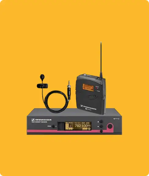 LED Video wall & AV Hire Equipment SENNHEISER LAPEL MICROPHONE SYSTEM