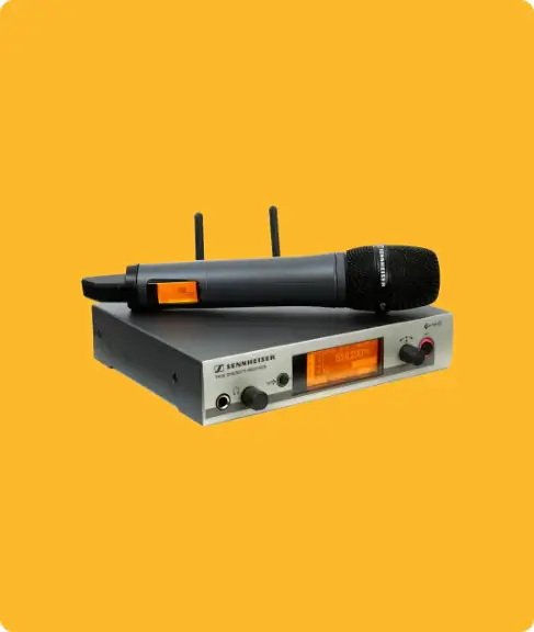 LED Video wall & AV Hire Equipment SENNHEISER WIRELESS HANDHELD MICROPHONE SYSTEM