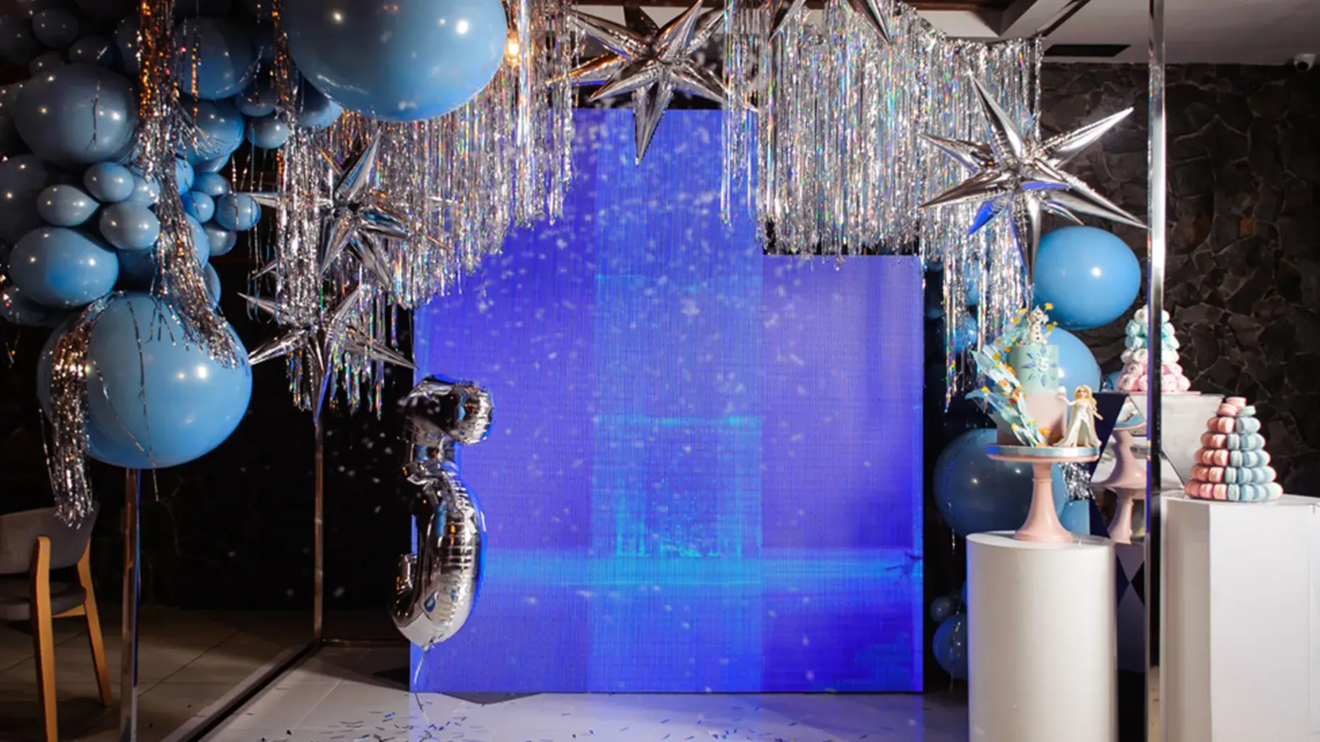 LED video walls for birthday parties in London